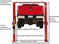 ATIS A240СМ(PEAK 209C) Двухстоечный подъемник