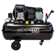WDK-91032 WiederKraft Компрессор поршневой, 100 л