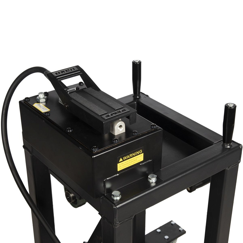 WDK-TKS75E Выпрессовщик шкворней (шкворнедав) гидравлический 75 тонн с рамой и пневмогидравлическим насосом