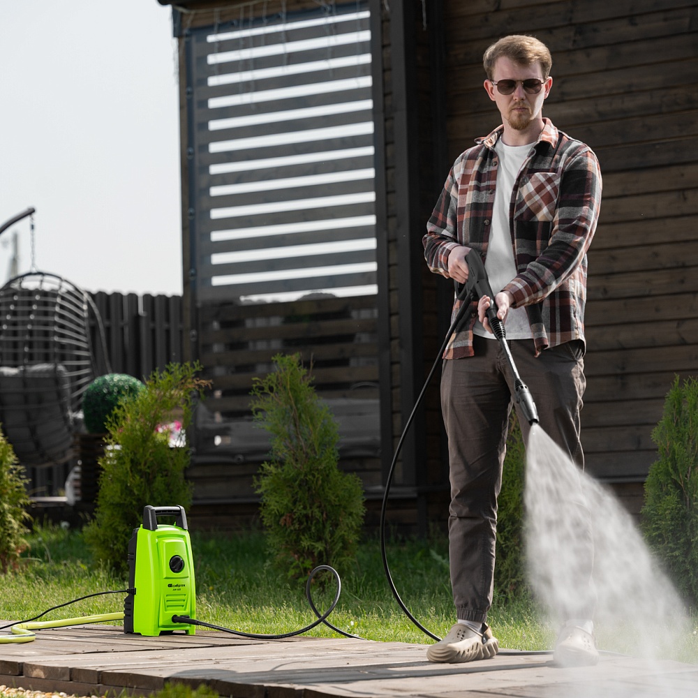 Моечная машина высокого давления АМ-1600, 1600 Вт, 130 бар, 330 л/ч, переносная Сибртех