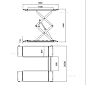 Автомобильный  ножничный подъемник F6106E AE&T (380В) для слесарных работ