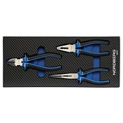 Набор шарнирно-губцевого инструмента, 3 предмета в ложементе для тележки NORDBERG 40003T