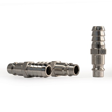 Штуцер папа ёлка d.12мм M, никелированная сталь, 50шт