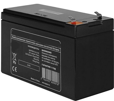 Аккумулятор для тележки WH-25ES 6V/1Ah свинцово-кислотный (WET battery)