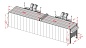 KraftWell KRW2455-TRMG Покрасочная камера 24 х 5 х 4,9 м., 120 000 м3/ч