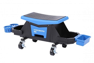 Сиденье ремонтное на колесах с выдвижным лотком для инструмента NORDBERG N30S12