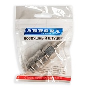 Штуцер мама ёлка d.6мм F, никелированная сталь, уп. 1шт