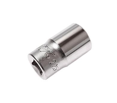 JTC-22510 Головка торцевая 6-гранная 1/4" х 10мм, длина 25мм