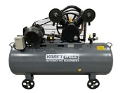 KraftWell KRW-AC670-300L Компрессор поршневой 670 л/мин, 10 бар, 300 л, 380В