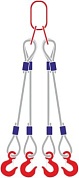 Строп канатный с 4 крюками 6,3Тх3,5М