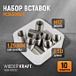 WDK-IN12122 Резьбовые вставки M12X1,25, 2,5d, 10 предметов Wiederkraft