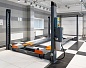 Подъёмник четырехстоечный SHL-4-450DE
