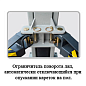 ATIS E240SAC Двухстоечный подъемник 4 тонны с электрическими стопорами (Синий)