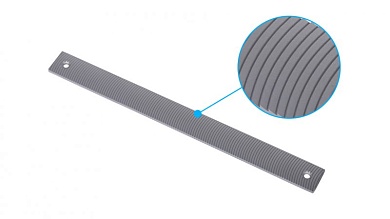 Рихтовочное полотно 350х35 мм, шаг 2,8 мм/9TPI(9 зубьев на дюйм), толщина 5 мм NORDBERG ST015(MT)