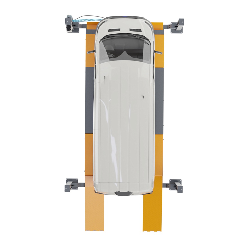 WiederKraft WDK-545 Четырехстоечный автомобильный подъемник г/п 5 тонн под сход-развал